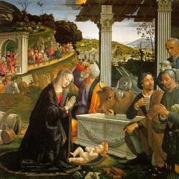 Domenico Ghirlandaio : Adoration of the Shepherds